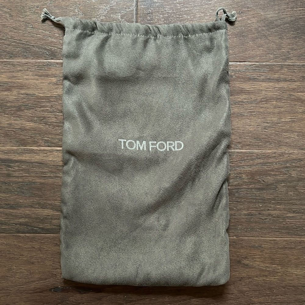 TOM FORD Gray Suede DUST BAG, New, Approx 13x7.5